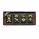 Jantai Skull Design Metal Windproof Lighter Set 4 Piece Collection