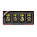 Jantai Skeleton Theme Metal Windproof Lighter Set 4 Piece Premium Collection