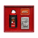 Jantai Military Helicopter Engraved Metal Lighter Kit with Fluid Flints and Wick