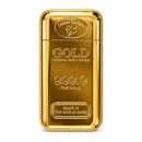 Luxury Gold Bar Style Metal Lighter 999 Fine Gold Design