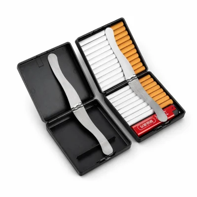 Slim Hard Case Cigarette Holder Portable Pocket Storage Box