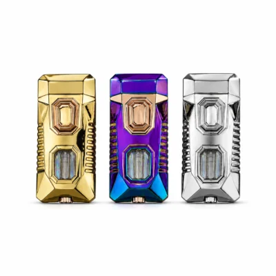Premium Triple Finish Turbo Torch Lighter Luxury Windproof Jet Flame Edition