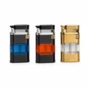 Premium Transparent Window Jet Flame Lighter Luxury Refillable Torch Edition