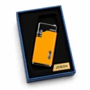 Jobon Luxury Yellow Gloss Windproof Lighter Gift Box Edition
