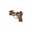 Dragon Style Antique Copper Pistol Lighter Collectible Edition